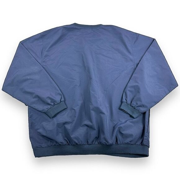 Lands End Golf Jacket Mens Size Extra Large XL Blue Crewneck Pullover - Picture 2 of 9
